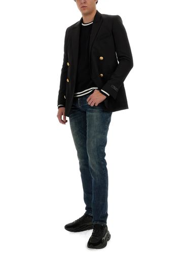 Balmain Technical Wool Jacket - Balmain - Modalova