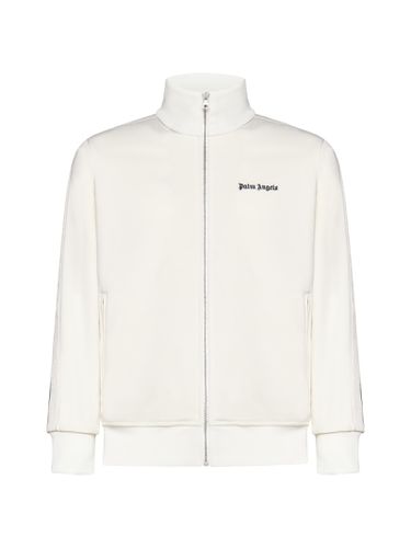 Track Jacket In Butter-colored Technical Fabric - Palm Angels - Modalova