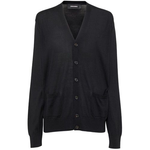 V-neck Buttoned Knitted Cardigan - Dsquared2 - Modalova