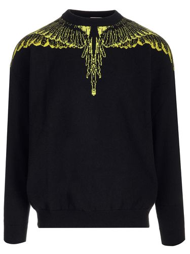 Cotton Blend Crew-neck Sweater - Marcelo Burlon - Modalova