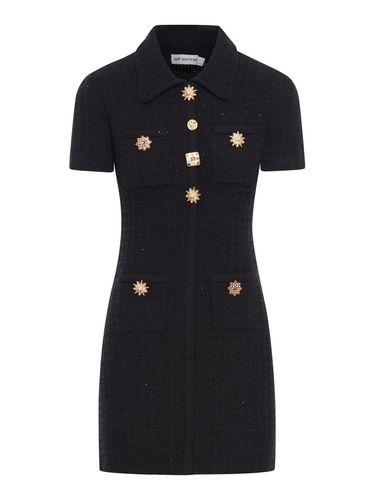 Self-portrait Tweed Sheath Dress - self-portrait - Modalova