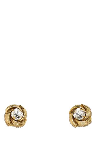 Embellished Metal Earrings - Alessandra Rich - Modalova