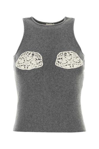 Magda Butrym Grey Cashmere Tank Top - Magda Butrym - Modalova