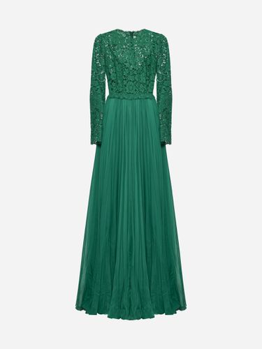 Lace And Chiffon Maxi Dress - Dolce & Gabbana - Modalova