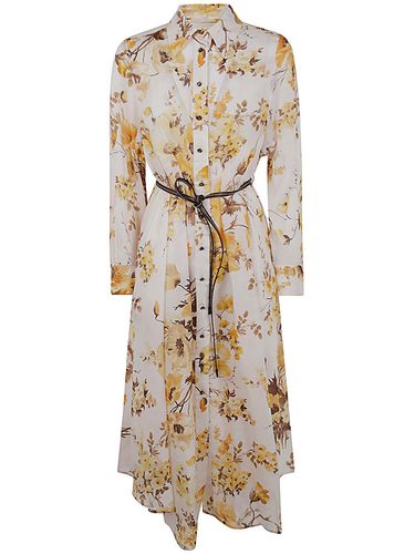 All-over Patterned Long-sleeved Dress - Zimmermann - Modalova