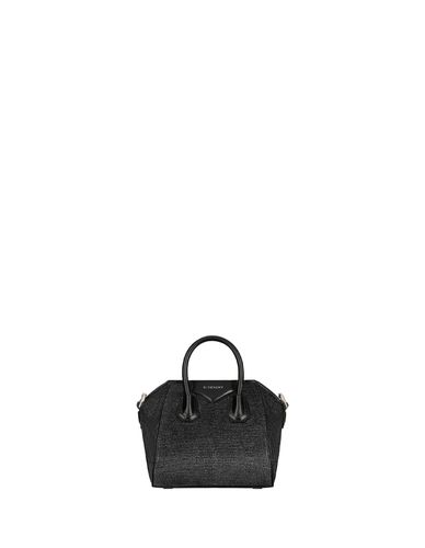 Antigona Micro Bag In Satin With Rhinestones - Givenchy - Modalova