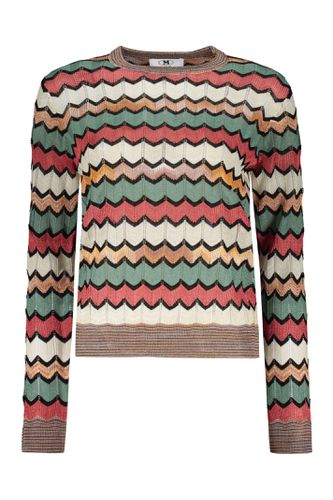 Long Sleeve Crew-neck Sweater - M Missoni - Modalova