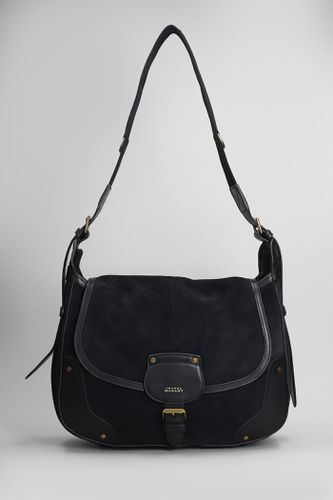 Sierra Shoulder Shoulder Bag In Black Suede - Isabel Marant - Modalova