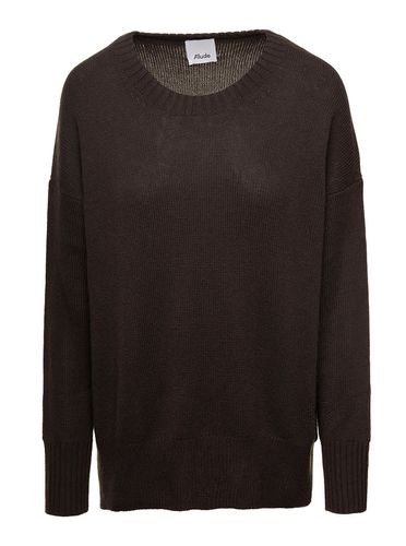 Sweater With U Neckline In Cashmere Woman - Allude - Modalova