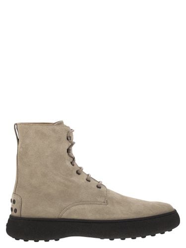 Tod's Suede Lace-up Boot - Tod's - Modalova