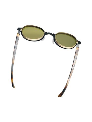 Pm352 - Matte Black 6 Havana Sunglasses - Piero Massaro - Modalova