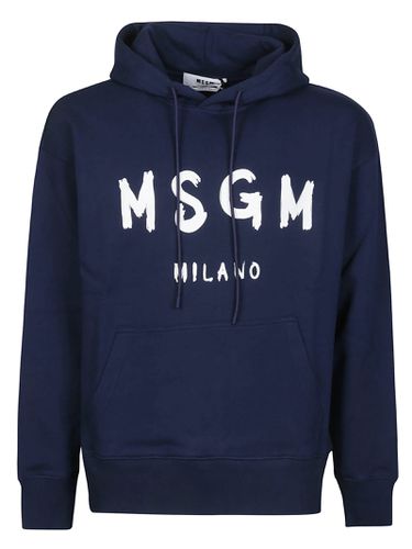 MSGM Logo Print Sweatshirt - MSGM - Modalova