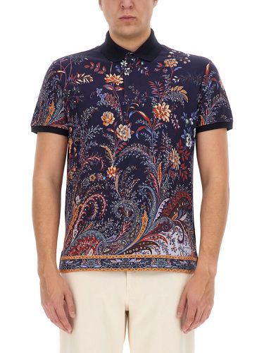 Polo Shirt With Floral Paisley Print - Etro - Modalova
