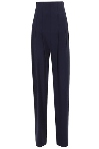 High Waist Tailored Pleat Pant - Norma Kamali - Modalova