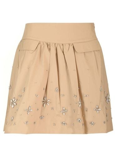 Embellished Mini Skirt - self-portrait - Modalova