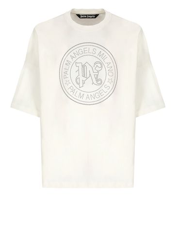 Milano Stud Loose T-shirt - Palm Angels - Modalova