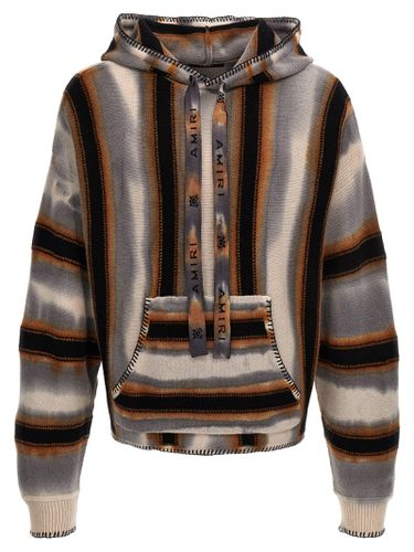 AMIRI baja Stripe Hooded Sweater - AMIRI - Modalova