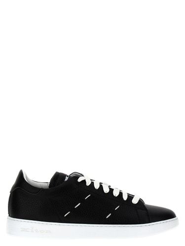 Kiton Leather Sneakers - Kiton - Modalova