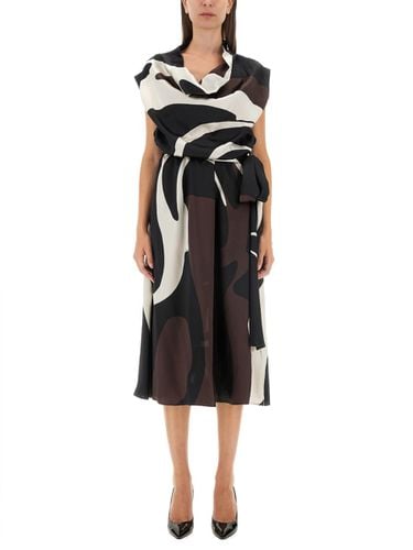 Kiton Dress With Print - Kiton - Modalova