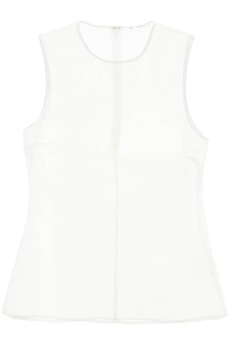 Sleeveless Silk Top In - Ami Alexandre Mattiussi - Modalova