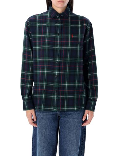 Relaxed Fit Plaid Cotton Shirt - Polo Ralph Lauren - Modalova