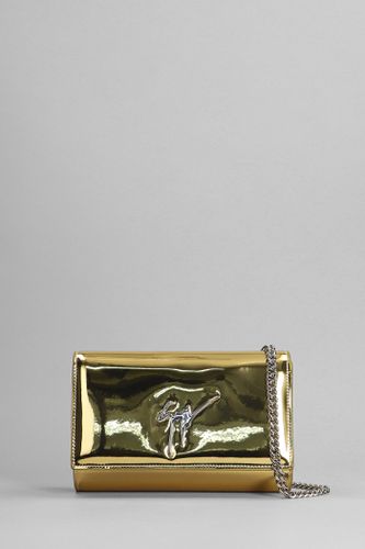 Cleopatra Shoulder Bag In Gold Leather - Giuseppe Zanotti - Modalova