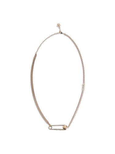 Versace Safety Pin Necklace - Versace - Modalova