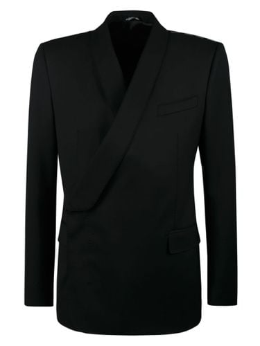 Regular Fit Button Sided Blazer - Dolce & Gabbana - Modalova