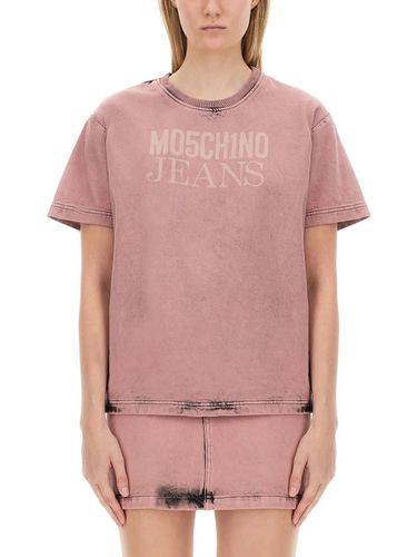 M05CH1N0 Jeans T-shirt With Logo - M05CH1N0 Jeans - Modalova