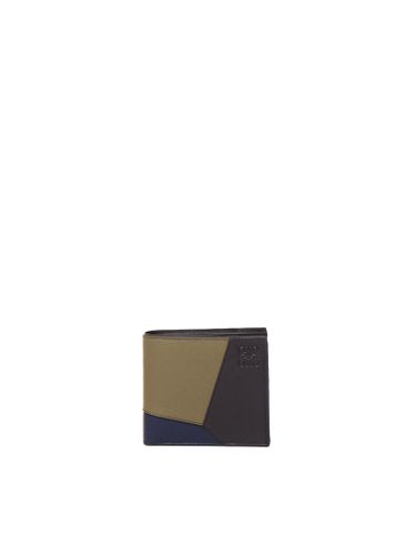 Puzzle Bifold Wallet In Calfskin - Loewe - Modalova