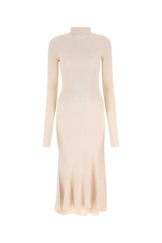 Balenciaga Sand Silk Blend Dress - Balenciaga - Modalova