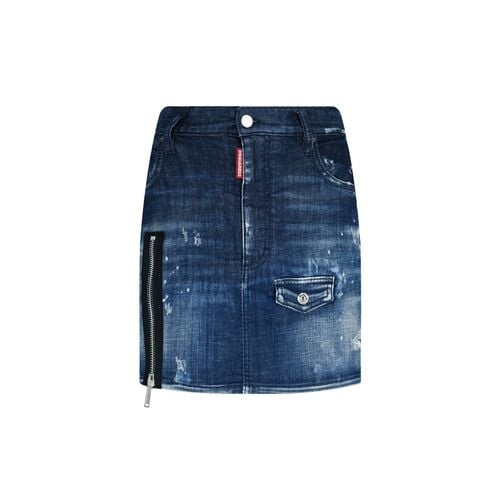 Dsquared2 Denim Mini Skirt - Dsquared2 - Modalova