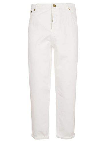 Logo-embroidered Tapered Denim Jeans - Brunello Cucinelli - Modalova