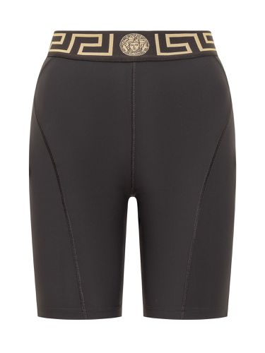 Versace Shorts With Greca - Versace - Modalova