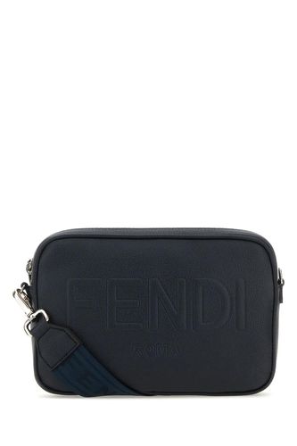 Blue Leather Camera Case Crossbody Bag - Fendi - Modalova