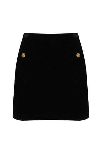 TwinSet Quilted Velvet Skirt - TwinSet - Modalova