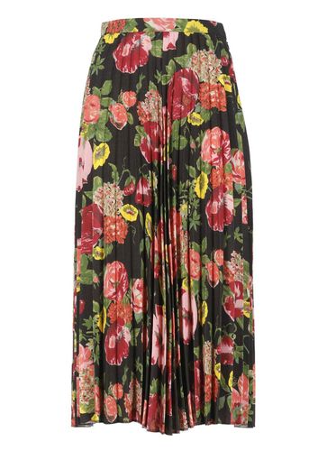 Floral Printed Pleated Skirt - Junya Watanabe - Modalova