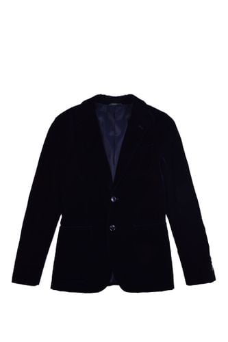 George Line Jacket In Velvet - Giorgio Armani - Modalova