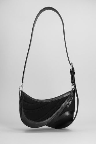 Shoulder Bag In Leather And Fabric - Mugler - Modalova