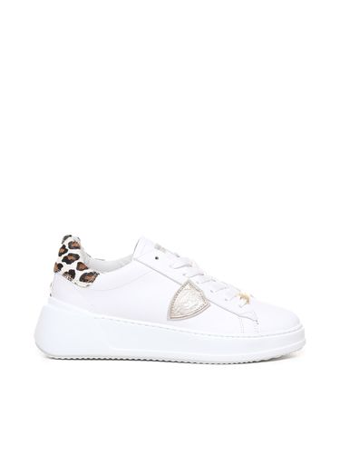 Paris Leopard Print Sneakers - Philippe Model - Modalova