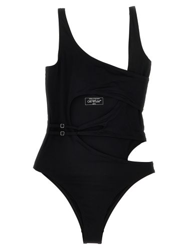 Off-White off One-piece Swimsuit - Off-White - Modalova