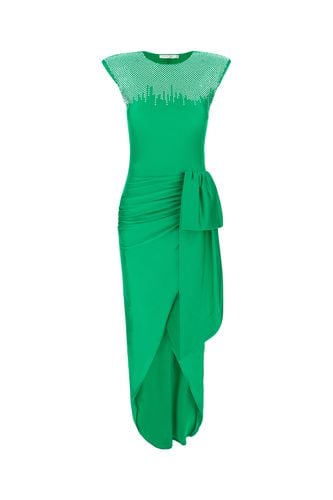 Emerald Green Stretch Nylon Dress - Amen - Modalova