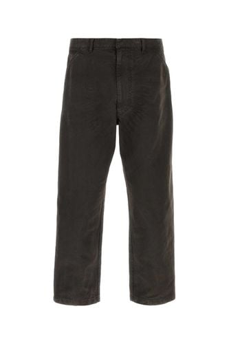 Prada Slate Cotton Wide-leg Pant - Prada - Modalova