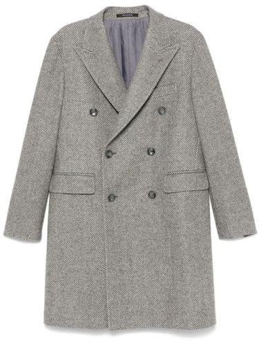 Tagliatore Herringbone-pattern Coat - Tagliatore - Modalova