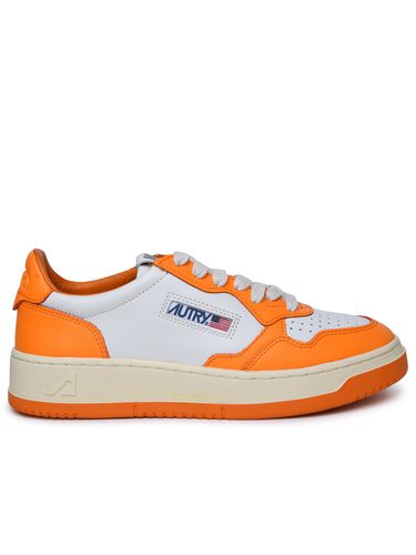 Medalist Orange Leather Sneakers - Autry - Modalova