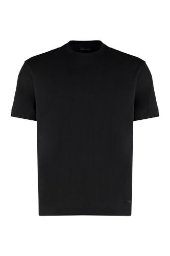 Cotton Crew-neck T-shirt - Emporio Armani - Modalova