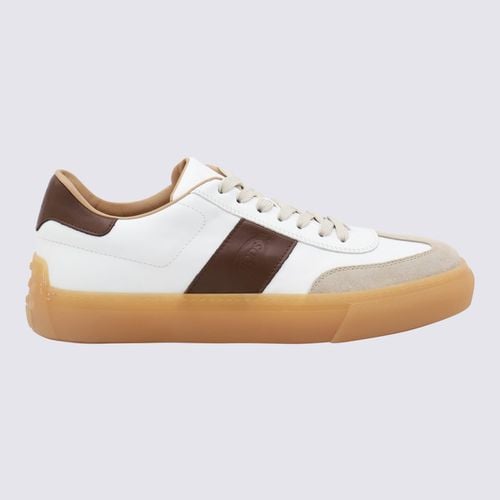 And Brown Leather Sneakers - Tod's - Modalova
