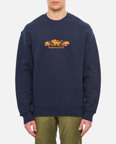 Outdoor Profile Fox Comfort Sweatshirt - Maison Kitsuné - Modalova