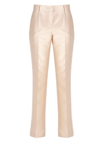 Silk Blend Trousers - Alberta Ferretti - Modalova