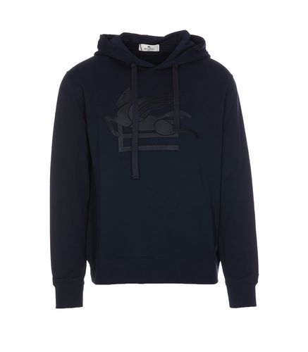 Etro Embroidered Pegaso Logo Hoodie - Etro - Modalova